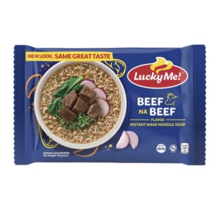 Lucky Me Beef na Beef Flavor Instant Mami Noodles 55g