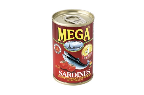 Mega Sardines in Tomato Sauce With Chili (Easy Open Can) 425g