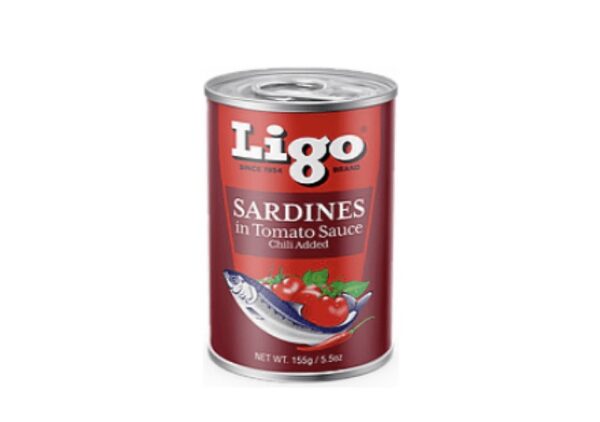 Ligo Sardines in Tomato Sauce With Chili 155g