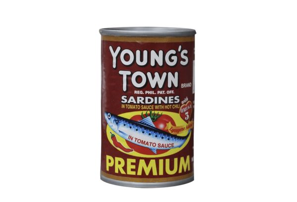 Young’s Town Sardines in Tomato Sauce With Hot Chili 155g