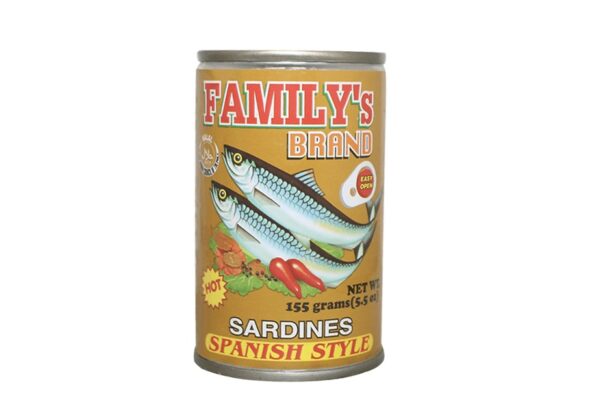 Familys Brand Sardines in Spanish Style Hot 155g