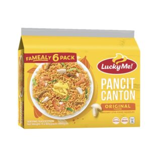 Lucky Me Pancit Canton Instant Noodles Original Multipack 60g 6s