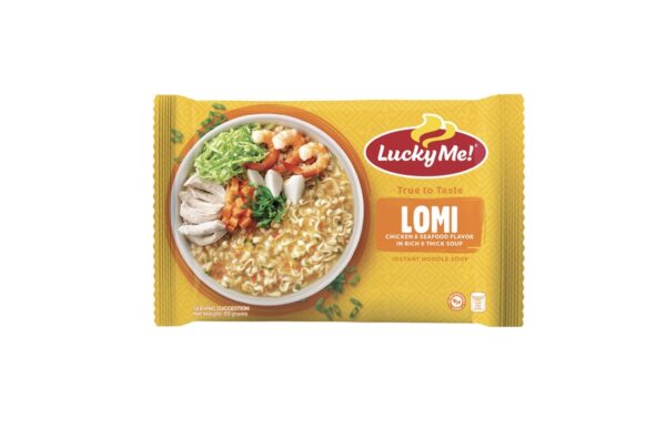 Lucky Me Instant Noodle Soup Lomi Seafood and Vegetables 65g