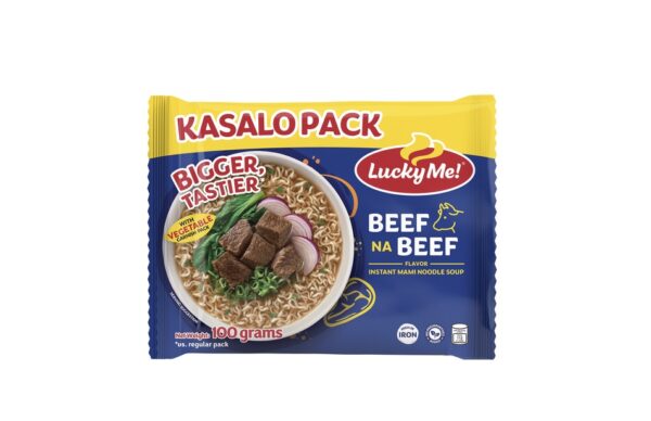 Lucky Me Instant Beef na Beef Mami 100g - Kasalo Pack