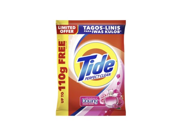 Tide Perfect Clean Detergent Powder With Downy Garden Bloom 585g