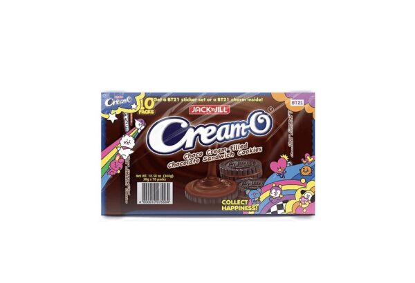 Jack N Jill Cream O Choco Cream Filled Chocolate Sandwich Cookies 30gx10s