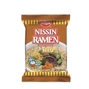 Nissin Ramen Instant Noodles Beef 55g