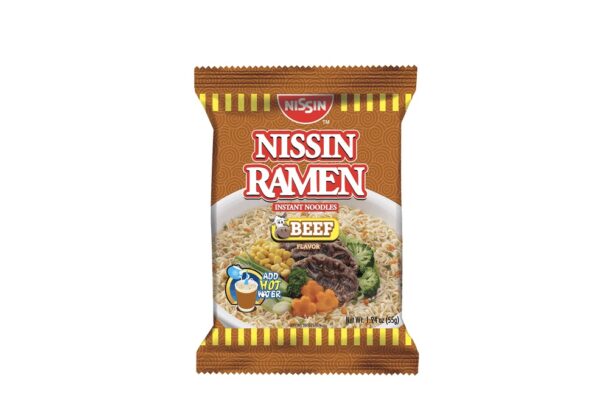 Nissin Ramen Instant Noodles Beef 55g