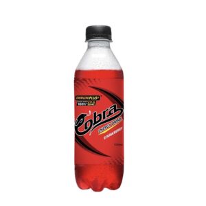 Cobra Strawberry Energy Drink 330ml - Red