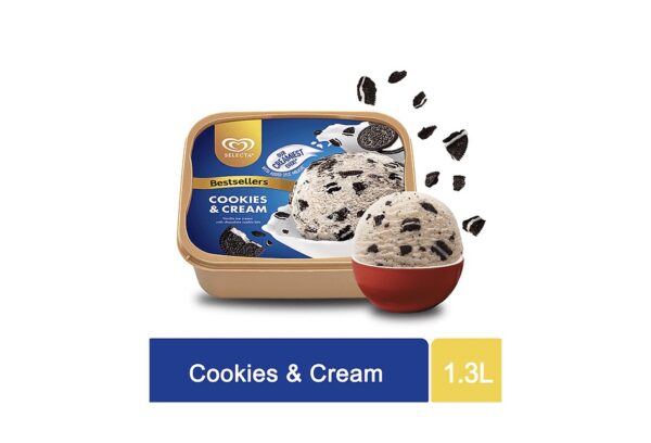 Selecta Cookies and Cream Ice Cream 1.3L