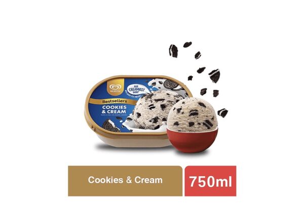 Selecta Cookies and Cream Ice Cream 750ml