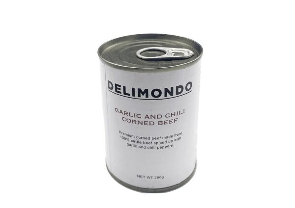 Delimondo Corned Beef Garlic and Chili 260g