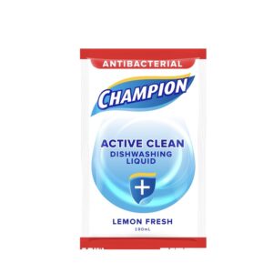 Champion Active Clean Dishwashing Liquid Lemon Fresh 190ml