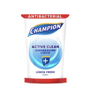 Champion Active Clean Dishwashing Liquid Lemon Fresh 1L