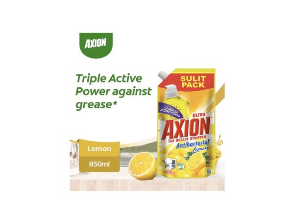 Axion Anti Bacterial Lemon Dishwashing Liquid 850ml