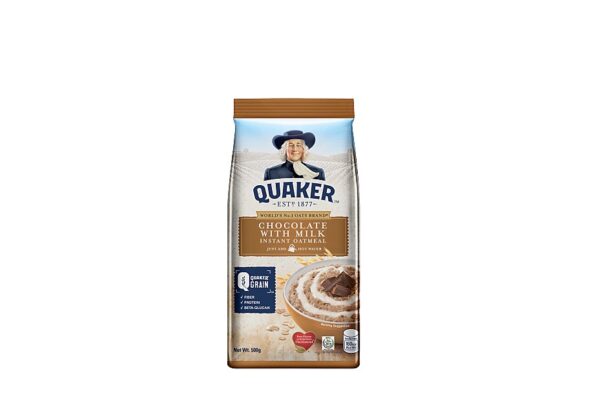 Quaker Oats Chocolate With Milk Instant Oatmeal 500g