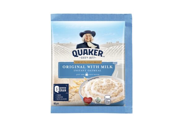 Quaker Instant Oatmeal With Milk 40g