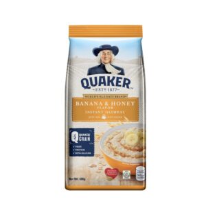 Quaker Banana & Honey Instant Oatmeal 500g