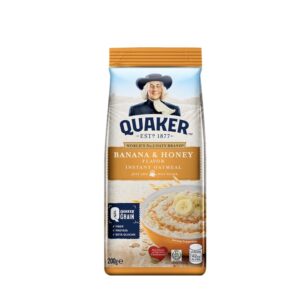 Quaker Banana & Honey Instant Oatmeal 200g