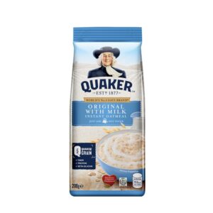 Quaker Original With Milk Instant Oatmeal 200g