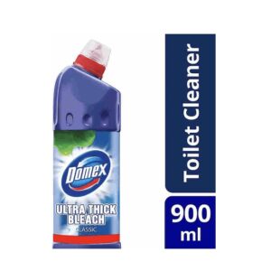 Domex Ultra Thick Bleach Toilet Cleaner Classic Blue Bottle 900ml