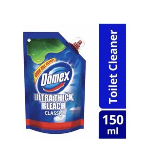 Domex Ultra Thick Bleach Toilet Cleaner Classic Blue Pouch 150ml