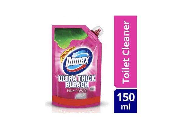 Domex Ultra Thick Bleach Toilet Cleaner Classic  Pick Power Pouch 150ml