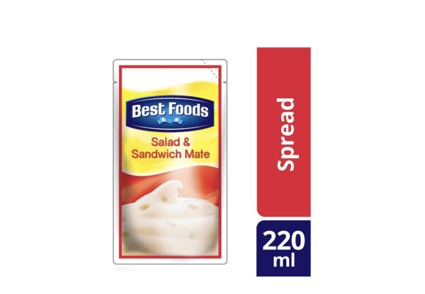 Best Foods Sandwich Spread Salad Mate 220ml Pouch