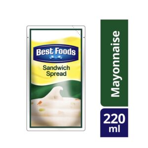 Best Foods Sandwich Spread Regular Pouch 220ml