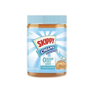 Skippy Creamy No Sugar No Salt Peanut Butter 280g