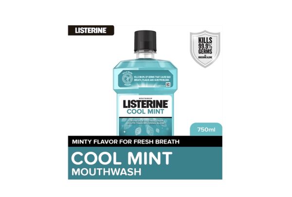 Listerine Cool Mint Mouthwash 750ml
