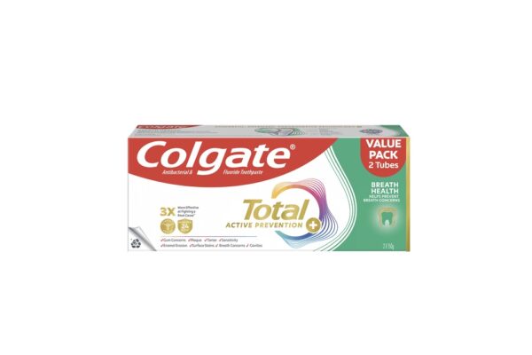 Colgate Total Pro Health Toothpaste Twin Pack 150g x2s